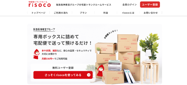 格安トランクルームランキング10位「リソコ」